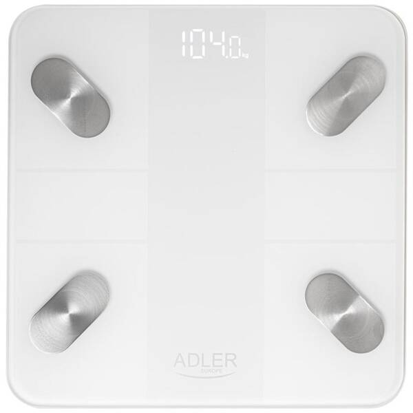 Osobná váha Adler AD8186W biela

