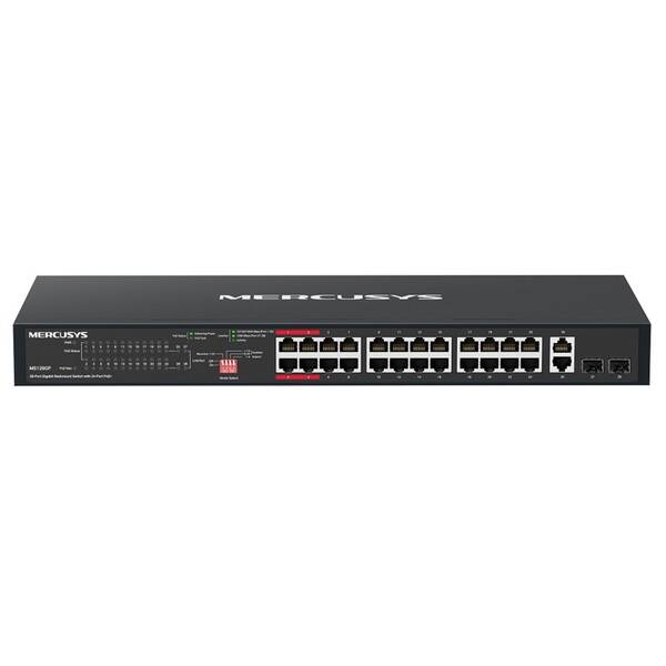 Switch Mercusys MS128GP čierny

