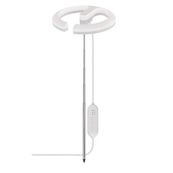 Lampa na pestovanie EMOS Kruh, 8 W, stmievanie, LED integrované, IP20 biela

