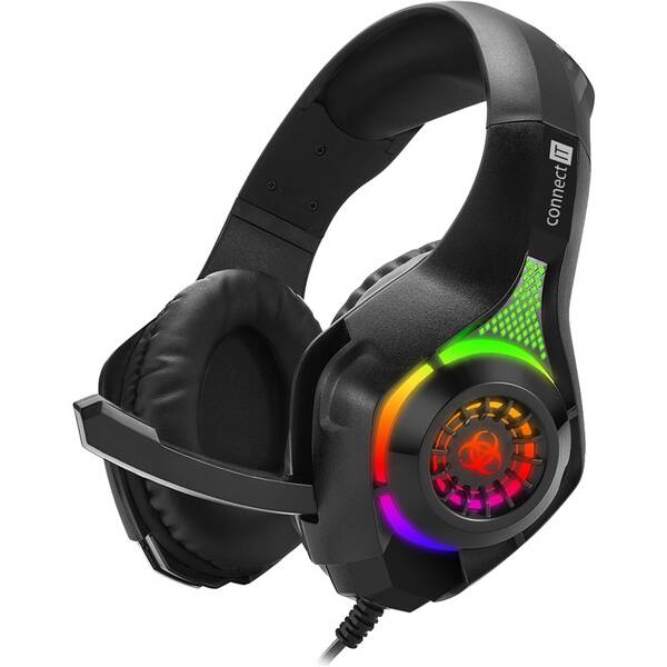 Headset Connect IT RGB CHP-4511 čierny

