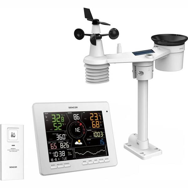 Meteorologická stanica Sencor SWS 16600 Wi-Fi Sencor Home biely

