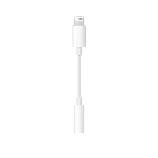 Redukcia Apple Jack 3,5mm / Lightning biela

