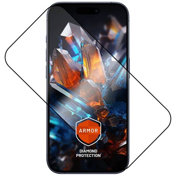 Tvrdené sklo FIXED Armor s Anti-dust aplikátorom a AR vrstvou na Apple iPhone 17 Pro Max čierne

