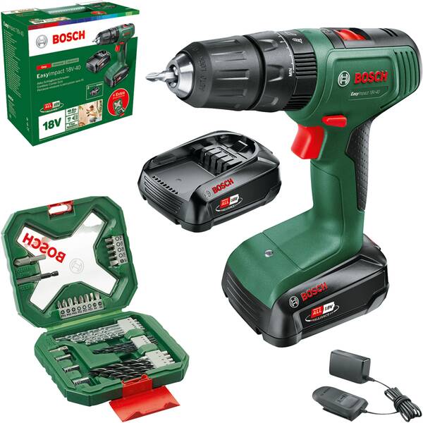 Aku vŕtačka Bosch EasyImpact 18V-40 (s baterií) 

