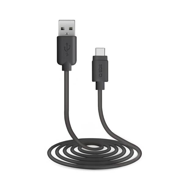 Kábel SBS USB/USB-C 2m čierny

