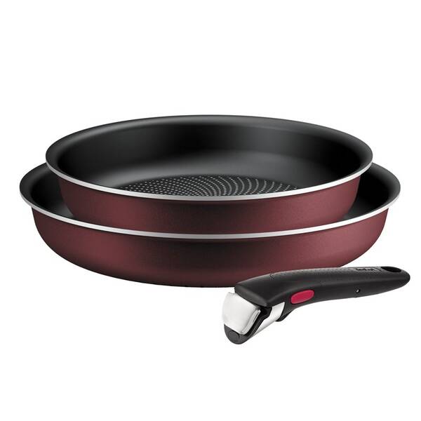 Sada panvíc Tefal L7248553, 3 ks vínová

