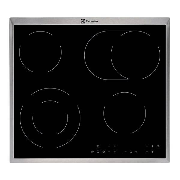 Sklokeramická varná doska Electrolux EHF6346XOK čierna/nerez

