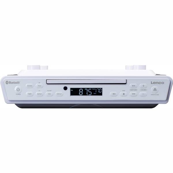 Rádioprijímač s CD Lenco KCR-150 biely

