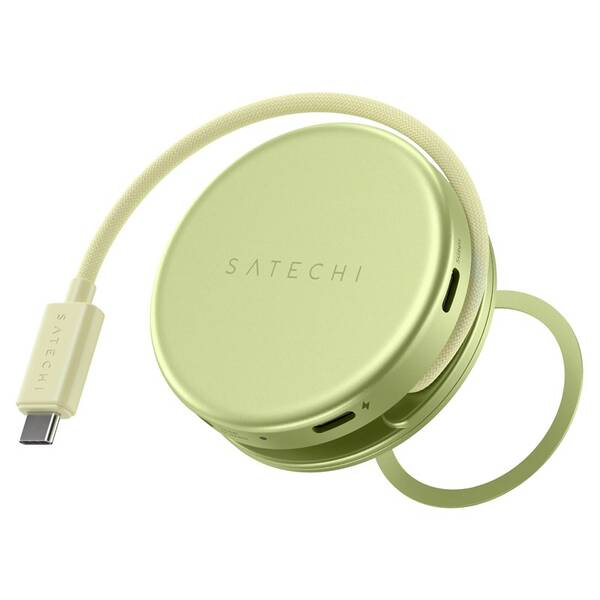 USB Hub Satechi On-the-Go 5 v 1 (1x HDMI 4K 60Hz, 1x USB-C, 1x USB-A 3.0, 1x USB-C PD 60W, 1x SD) žltý

