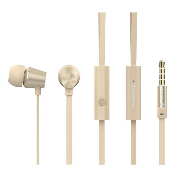 Slúchadlá Swissten Dynamic YS500 zlatá

