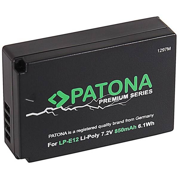Batéria PATONA pre Canon LP-E12 850mAh Li-Ion PREMIUM 

