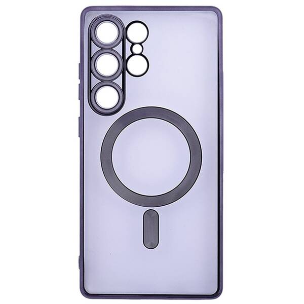 Kryt na mobil WG Magic Eye Magnet na Samsung Galaxy S25 Ultra 5G čierny/priehľadný

