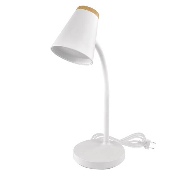 Stolná lampa EMOS Tara, 5 W, LED integrované, IP20 biela

