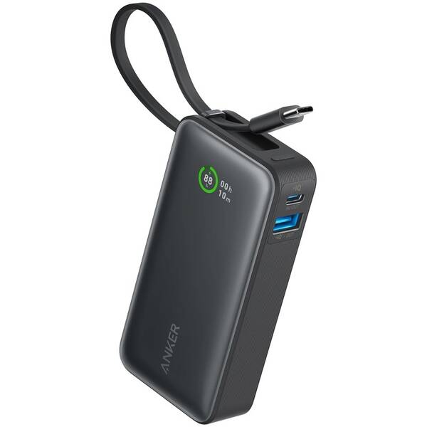 Powerbank Anker Anker 545 10000mAh, 30W s káblom USB-C čierny

