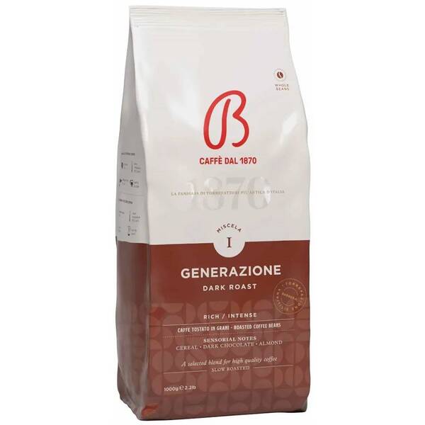Káva zrnková Barbera I. Generazione Dark Roast 1 kg 

