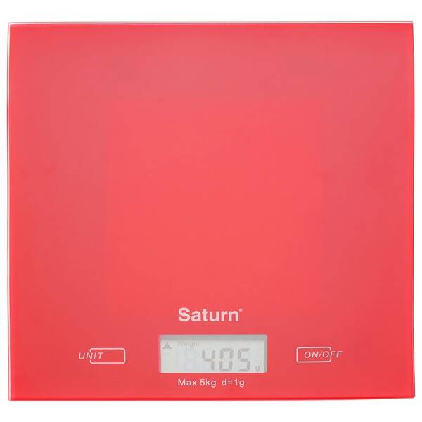 Kuchynská váha Saturn ST-KS7810 red červená

