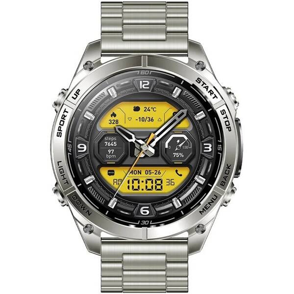 Inteligentné hodinky Aligator Watch GPS Maps strieborné

