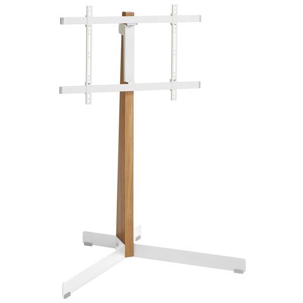 Stojan pre TV Vogel’s TVS 3695W pre uhlopriečky 40" až 77", nosnosť 50 kg biely/drevený

