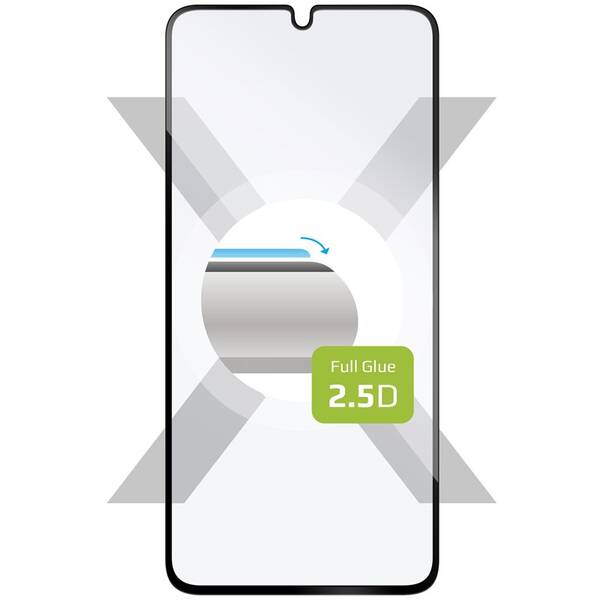 Tvrdené sklo FIXED Full-Cover na Samsung Galaxy A34 5G čierne

