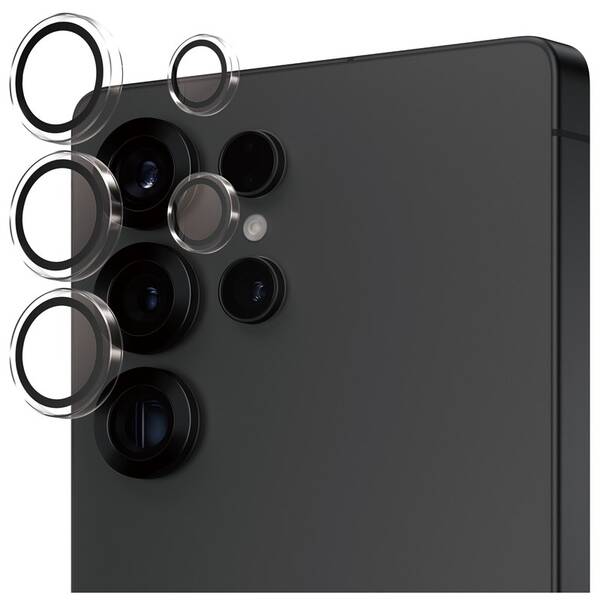 Ochranné sklo šošovky fotoaparátu PanzerGlass HoOps na Samsung Galaxy S25 Ultra priehľadné

