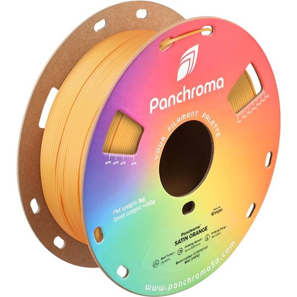 Tlačová struna (filament) Polymaker Panchroma PLA Satin oranžový

