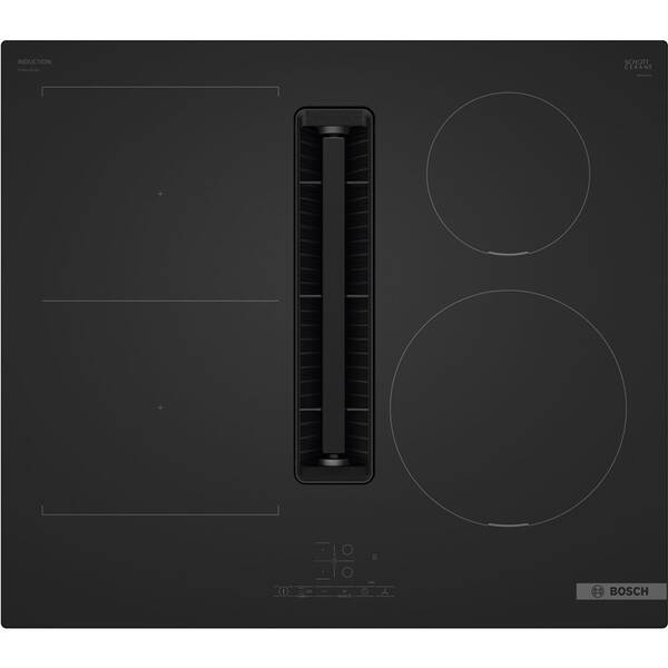 Indukčné varné dosky s odsávaním Bosch PVS61AB16E Matt Design čierna

