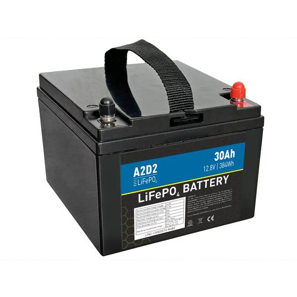 Akumulátor Avacom A2D2 baterie LiFePO4 12,8V 30Ah M6 čierny

