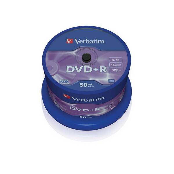 Disk Verbatim DVD+R 4,7GB, 16x, 50cake 

