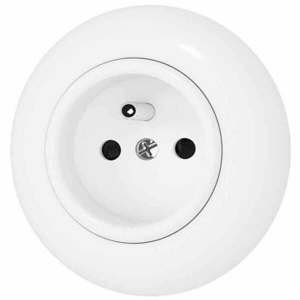Zásuvka Dpm LF0001W biela

