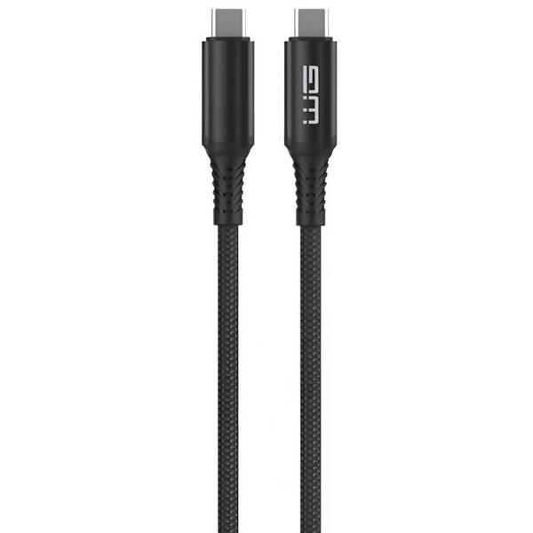 Kábel WG USB-C/USB-C 240W 1 m čierny

