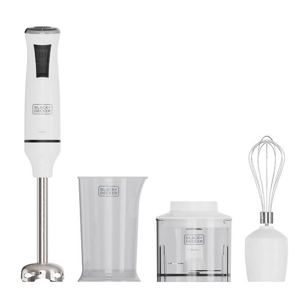 Ponorný mixér Black+Decker BXHBA750E biely

