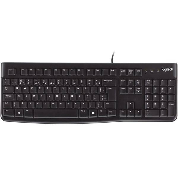 Klávesnica Logitech K120 CZ/SK čierna

