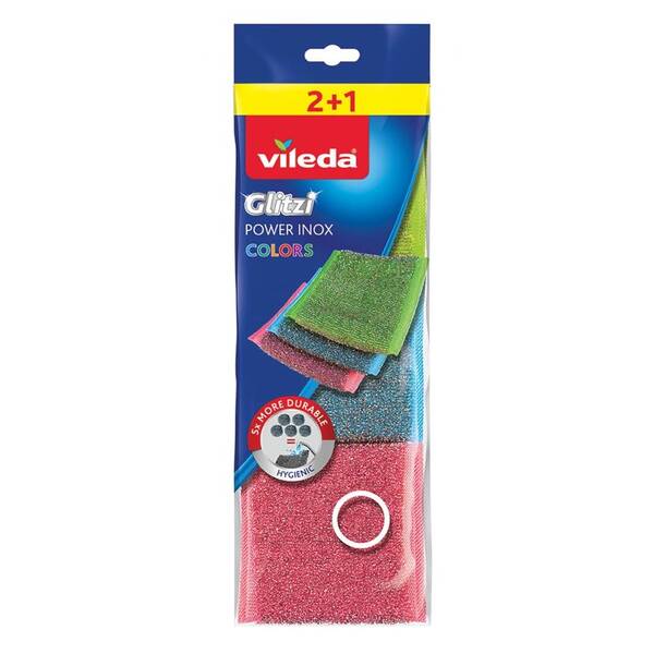 Hubička Vileda INOX COLORS 2+1KS 

