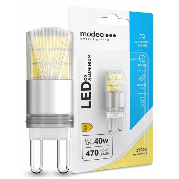 LED žiarovka Modee G9 2700K 4,2W 

