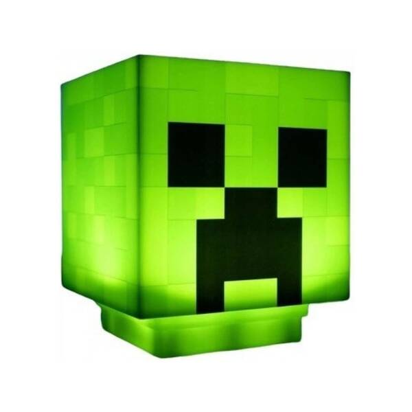 Dekoratívne LED Paladone Minecraft Crepper zelené

