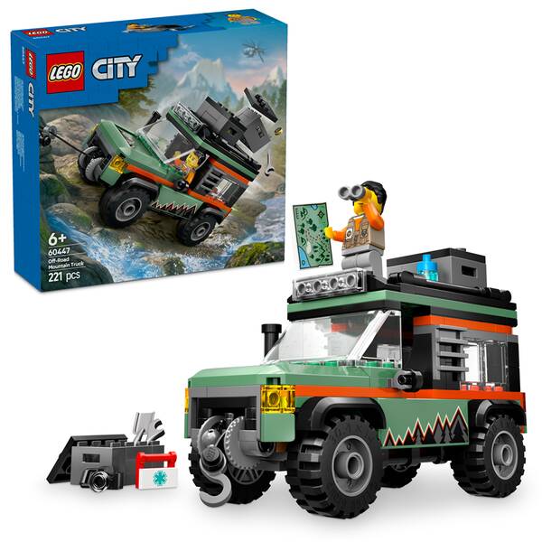 Stavebnica LEGO® City 60447 Terénní horské nákladní auto 4x4 


