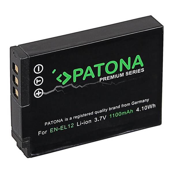 Batéria PATONA pre Nikon EN-EL12 1100mAh Li-Ion Premium 

