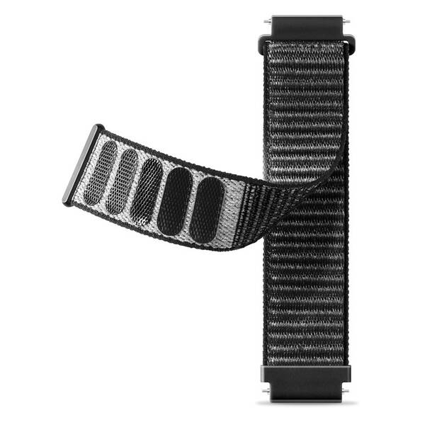 Remienok Aligator 22AW0015, nylonový 22mm čierny

