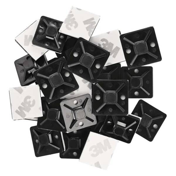 Páska EMOS SAMOLEPICÍ 20×20MM 3M TAPE, 25KS čierna

