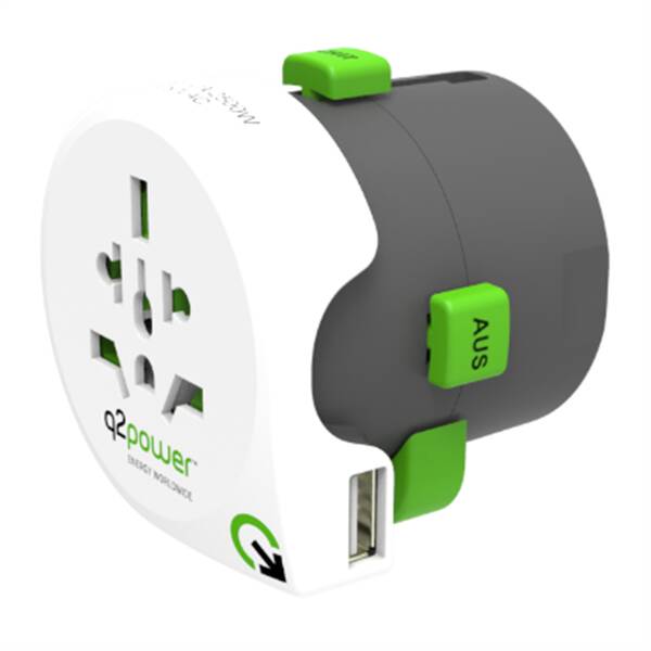 Cestovný adaptér Q2 Power QDAPTER USB 

