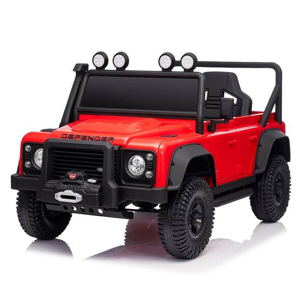 Elektrické autíčko MaDe Land Rover Defender 110 červené

