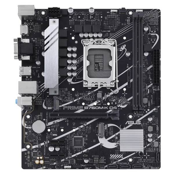 Základná doska Asus B760M-K D4 čierna

