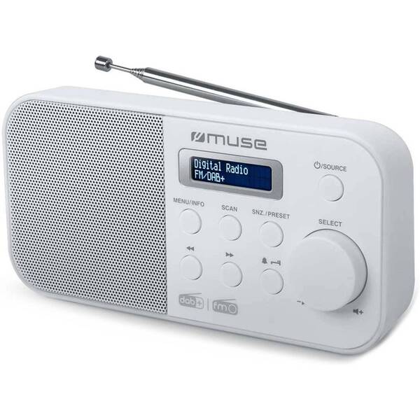 Rádioprijímač s DAB+ MUSE M-109 DBW biely

