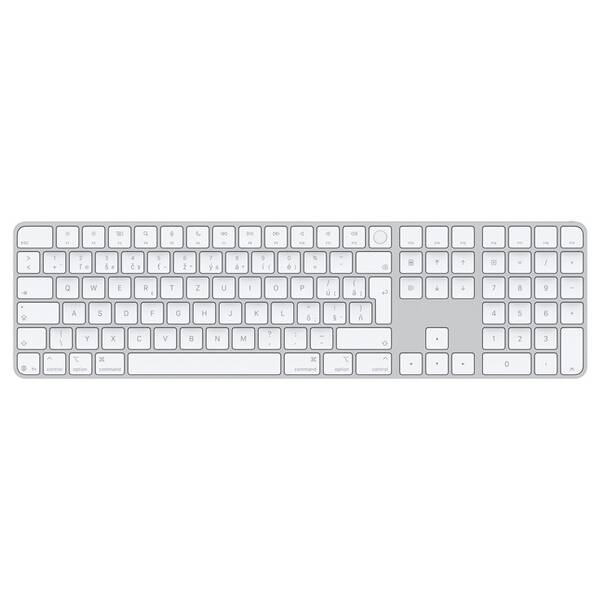 Klávesnica Apple Magic Keyboard s Touch ID a číselnou klávesnicou - SK biela

