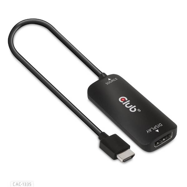 Redukcia Club3D HDMI + Micro USB / DisplayPort 8K, Active Adapter,  M/F 

