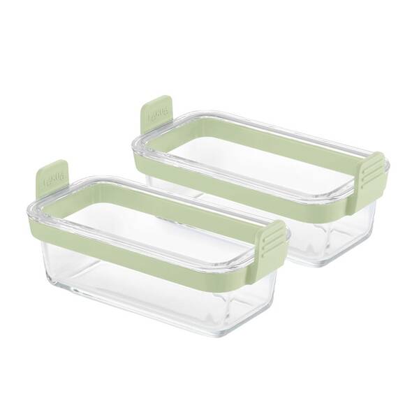 Sklenená nádoba Lékué Transparent (2 ks) 

