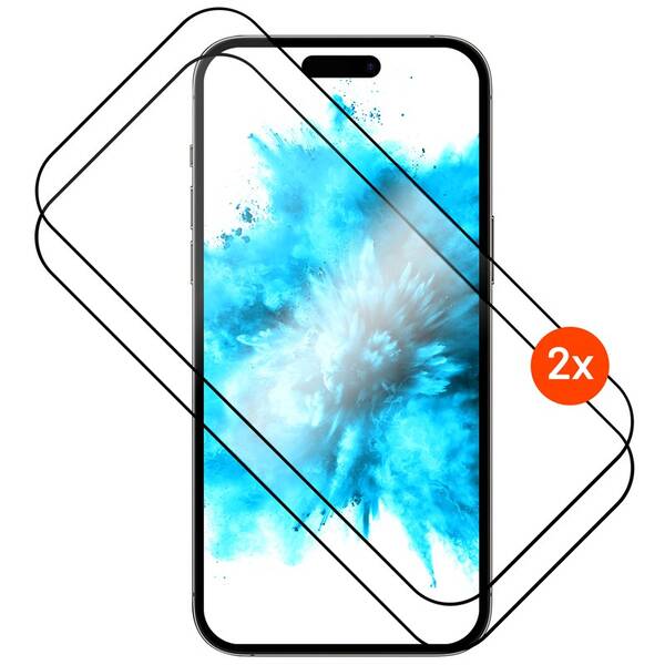 Tvrdené sklo FIXED Full-Cover s aplikátorom na Apple iPhone 17 Pro (2 ks) čierne

