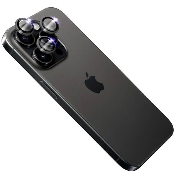 Tvrdené sklo FIXED Sapphire Camera Glass na Apple iPhone 15 Pro/15 Pro Max čierne

