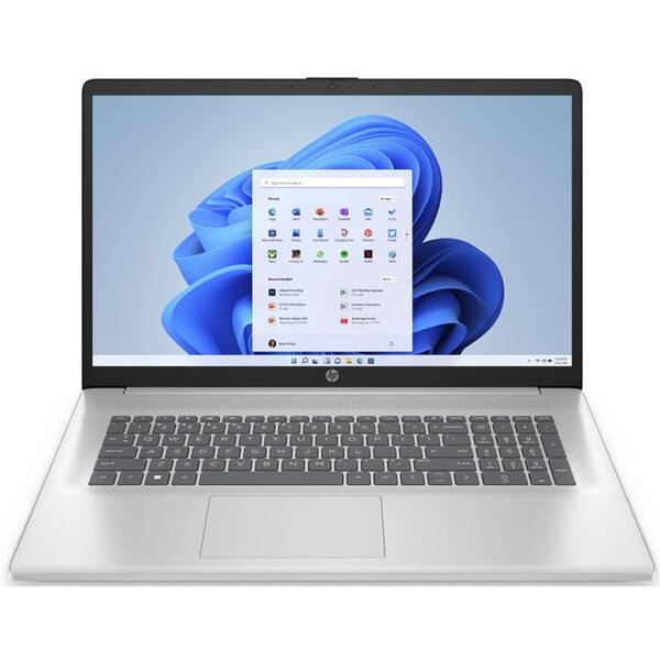 Notebook HP 17-cn4013nc + Game Pass predplatné na 3 mesiace strieborný

