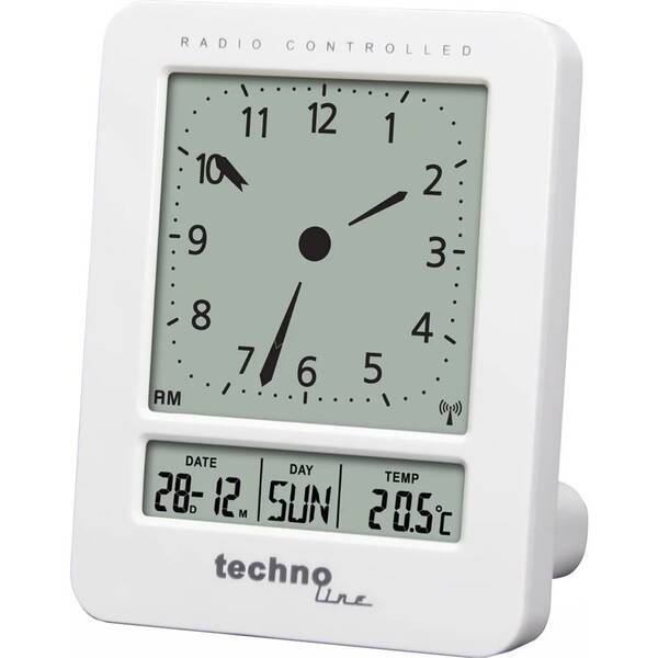 Budík TechnoLine WT 745 biely

